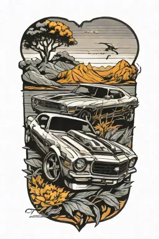 Chevy 1970 Camaro Outline