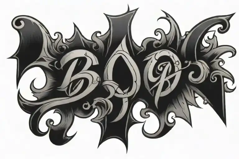 Lettering Baca