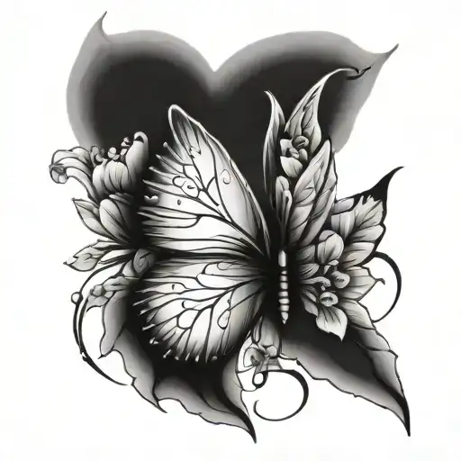 Moon Flowers Butterfly Birthdate