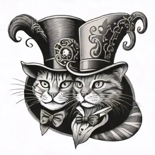 Crazy Hatmaker And Chesire Cat