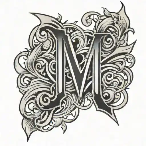 Cant Break Broken Unique Letters M