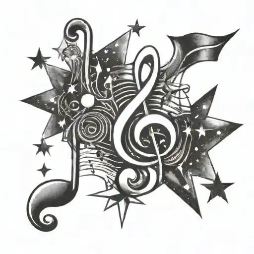 Stars Music Notes