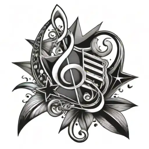 Stars Music Notes Thomasmade