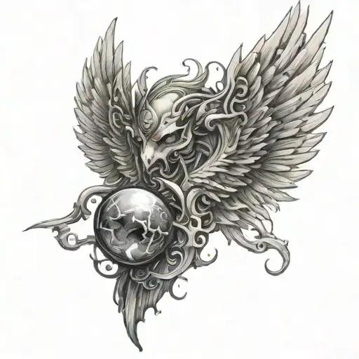 Angel Wings Holy Blade Orb Dragon Head