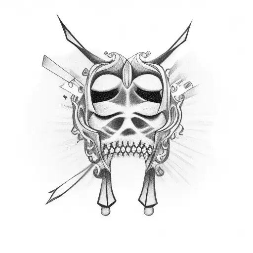 Single Unbroken Line One Happy One Sadtheater Masks