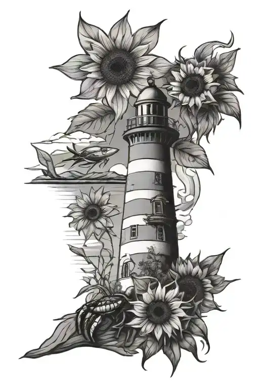 Sunflower Crab Lighthouse Overlooking