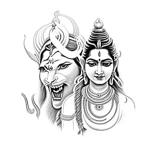 Lord Shiva And Devi Sati Being In Love And Shiva Turns Ferocious After Sati's Death