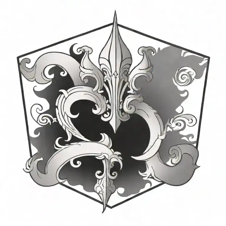 The Word Loiselle With A Flur De Lis