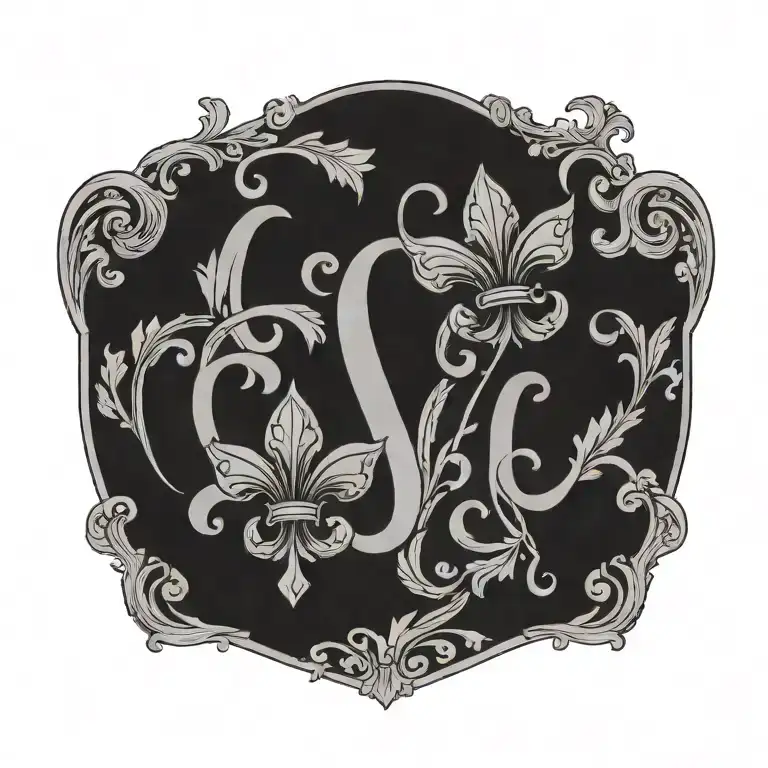 The Word Loiselle With A Flur De Lis