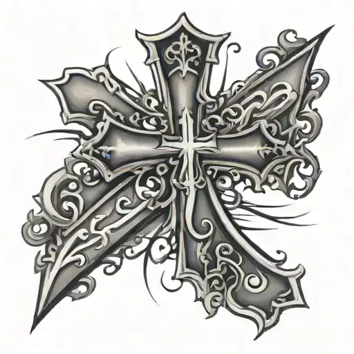 Christian Cross With Name