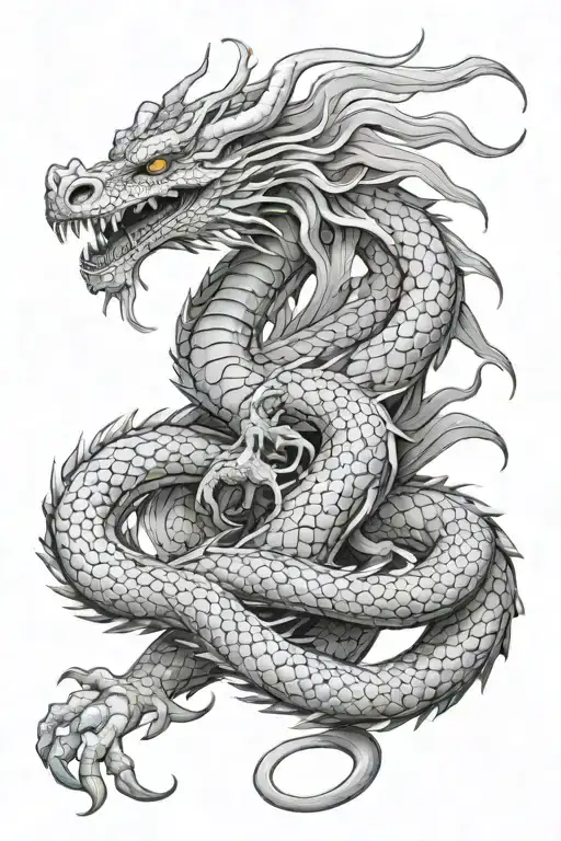 Hydra Dragon With Many
