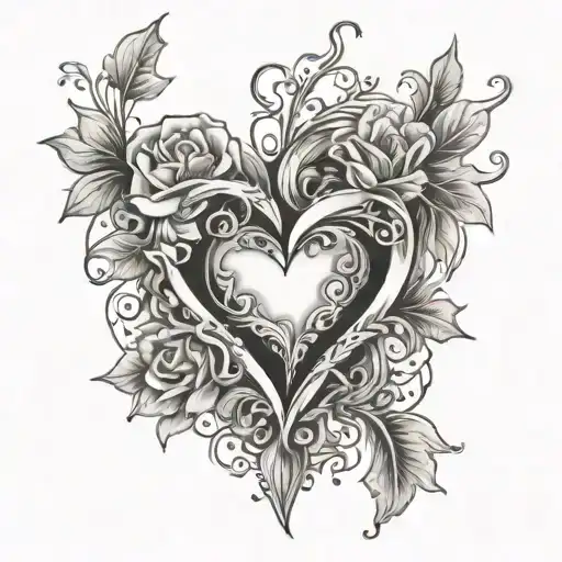 Photo In Love Shape Inside