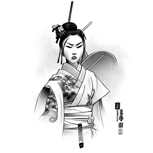 Geisha Sleeve Samurai