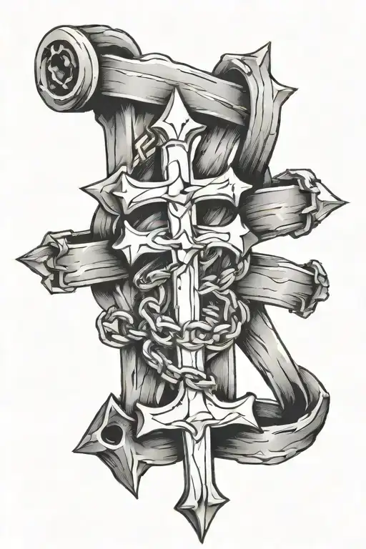 Cross And Broken Shackles