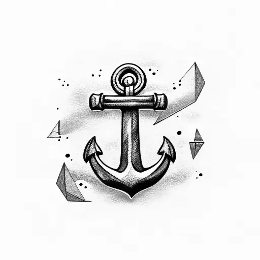 Anchor With Letter A And R