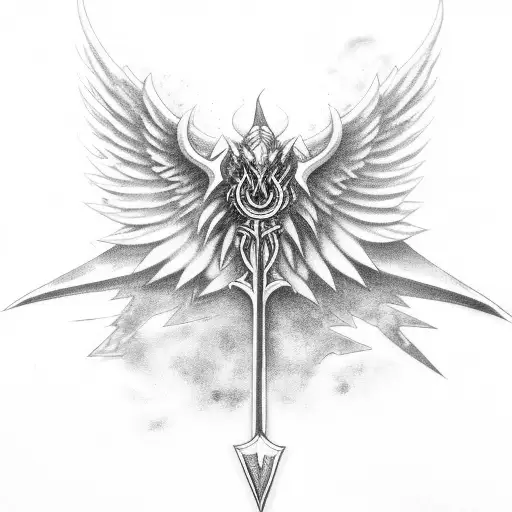 Jarvan Sword With Wings And Thunder