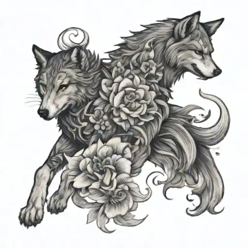 Petal And Wolf Japanese