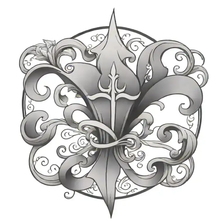 The Word Loiselle With A Flur De Lis