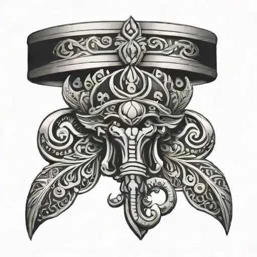 Arm Ring With Trishul