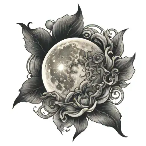 A Moon Design For Men