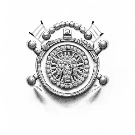 Gun With Diamonds And Pearls