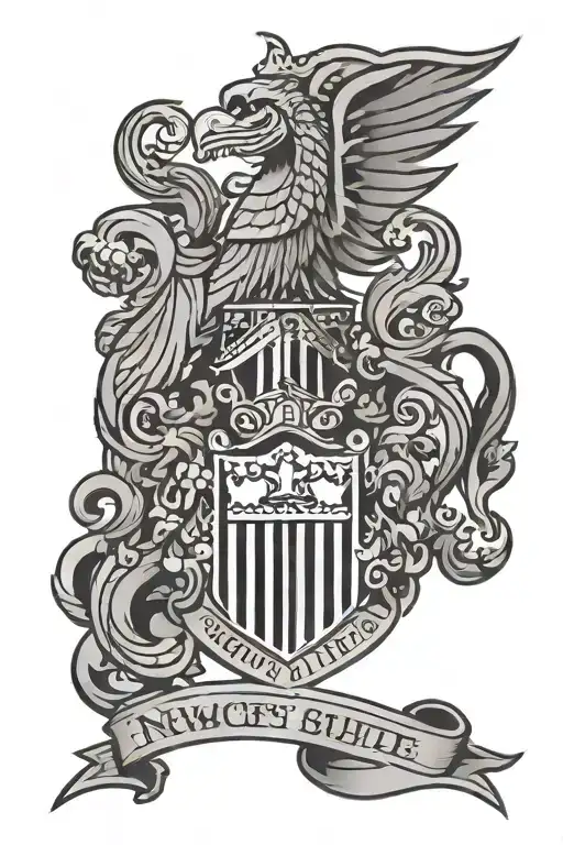 Newcastle United Symbol Incorporating Elements