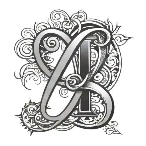 M And R Letters With A Single Star Over Each Letters Into An Infinity Symbol