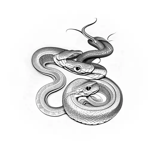 Snake Design That Goes Around But Not On Kneecap