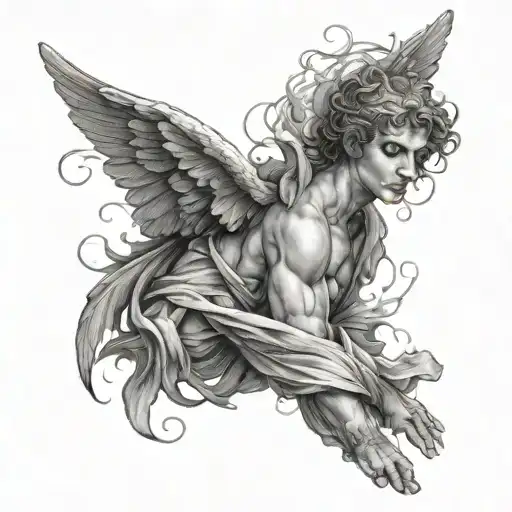 Forearm Male Angel