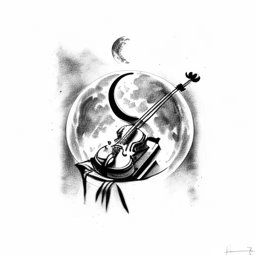 Moon And Violin