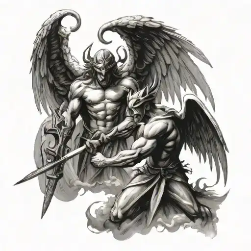 Angel Sword Fighting Devil