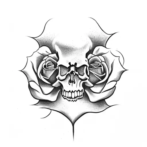 Skull And Roses