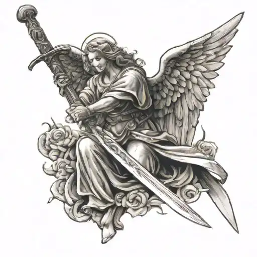 Guardian Angel With Sword