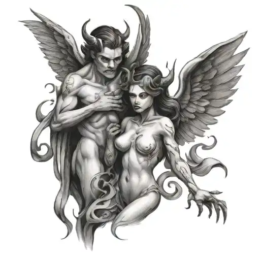 Devil And Angel Love