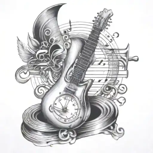 Music With Hour Glass