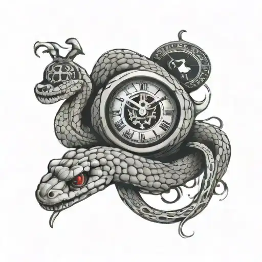 Snake With Clock