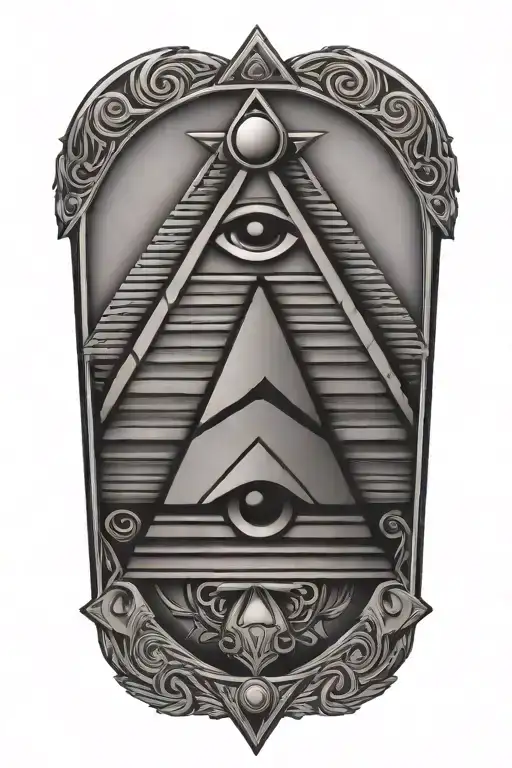 Pyramid All Seeing Eye Horus