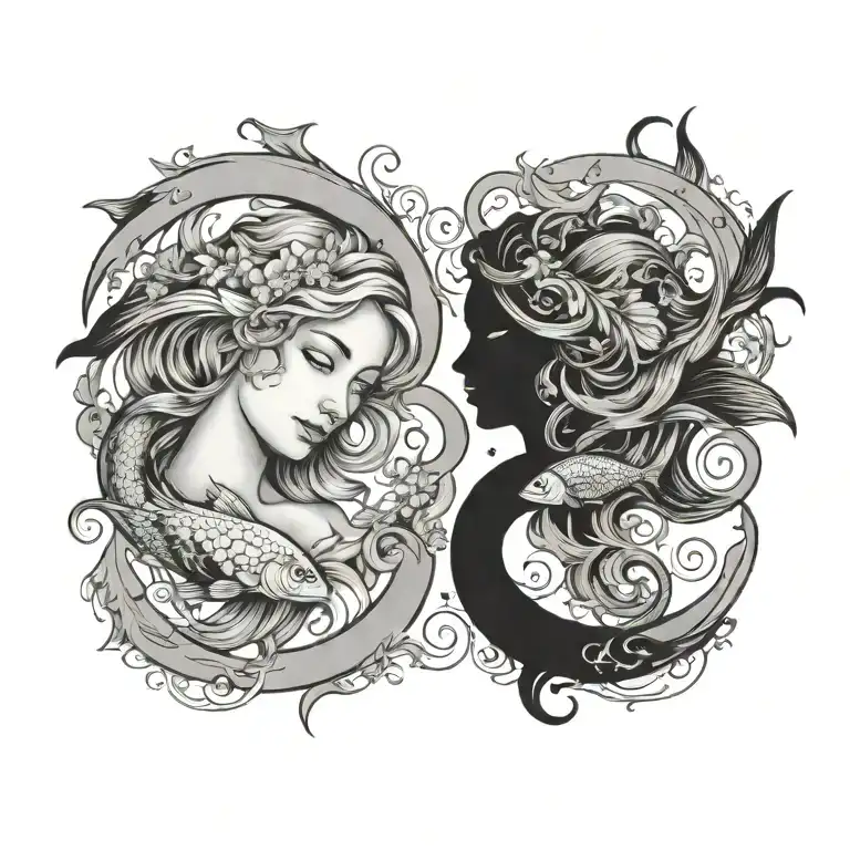 Virgo Women Pisces Fish Surrounded