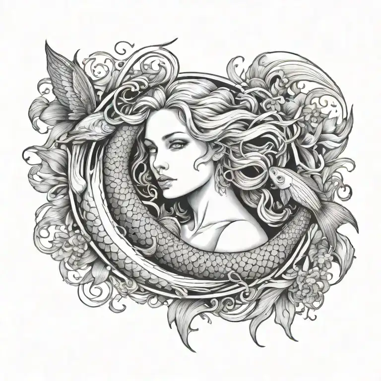 Virgo Women Pisces Fish Surrounded