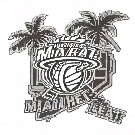 Miami Heat Logo And Florida License Plate With The Letters Agcjag