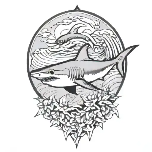 Hawaiin Shark Swimming