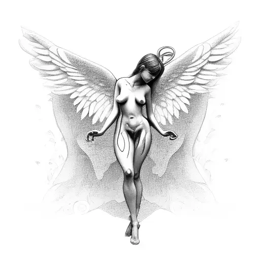 Nude Female Angel