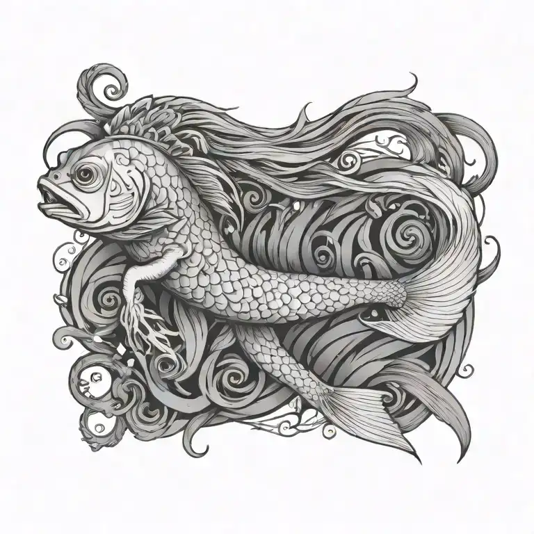 Virgo Women Pisces Fish Swimming