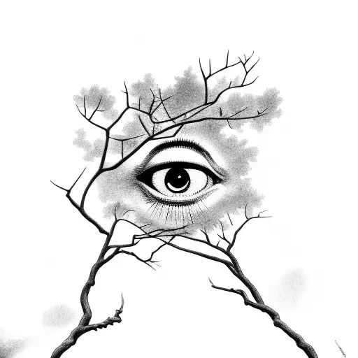Tree With Eye In The Trunk