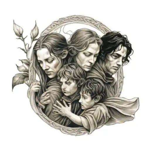 A Mother's Love For Her Three Children Lord Of The Rings