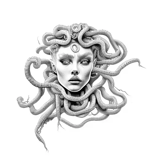 Medusa With Word