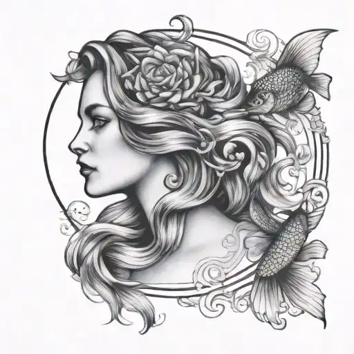 Pisces Fish Swimming Virgo Women