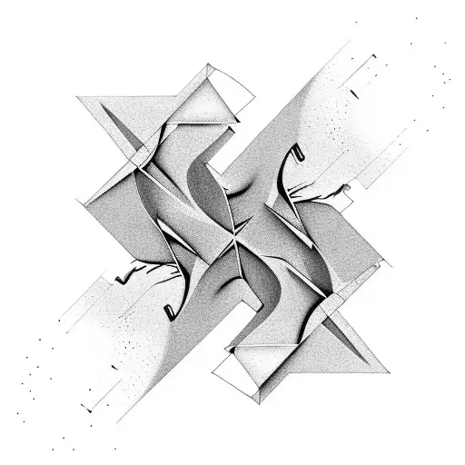 An Abstract Representation Of A Hiking Trail Merging Into A Mathematical Formula