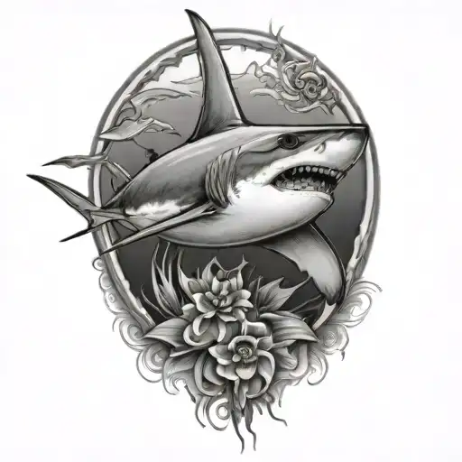 Hawaiin Shark Swimming