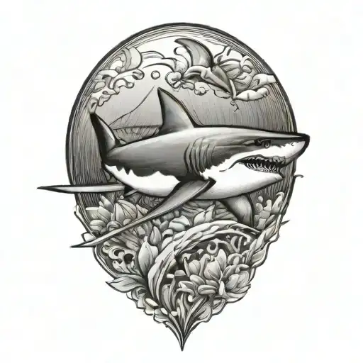 Hawaiin Shark Swimming